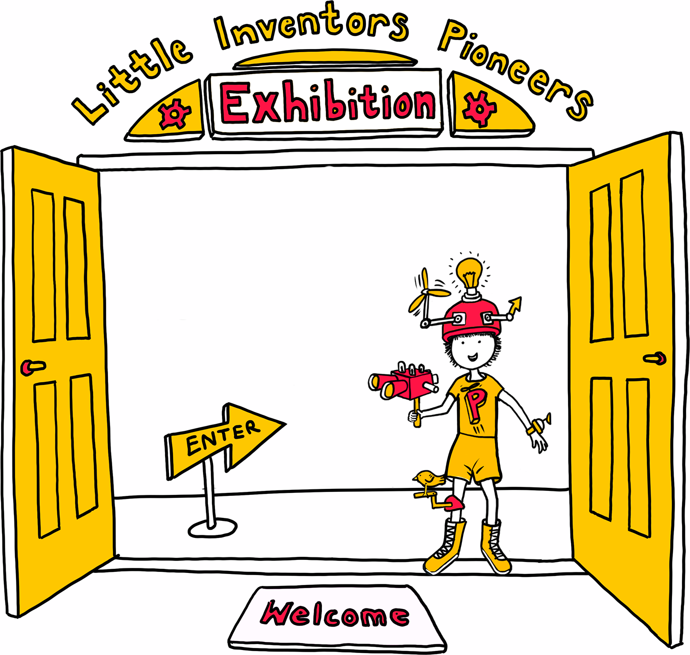 Enter the Little Inventors Pioneers Exhibition