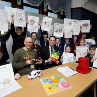 Tees Valley Mayor, Ben Houchen and Dominic Wilcox and Pioneers at the first Pioneers session Jan 2019 ⓒTees Valley Mayor