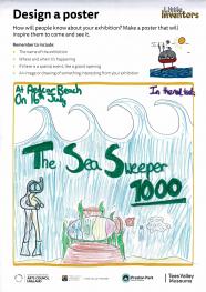 Sea Sweeper 1000 by  Lainey Exhibition poster